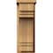 Ekena Millwork Pescadero Rough Sawn Corbel w/Backplate, Western Red Cedar, 8"W x 14"D x 22"H COR08X14X22PEC01RWR - alternate 3